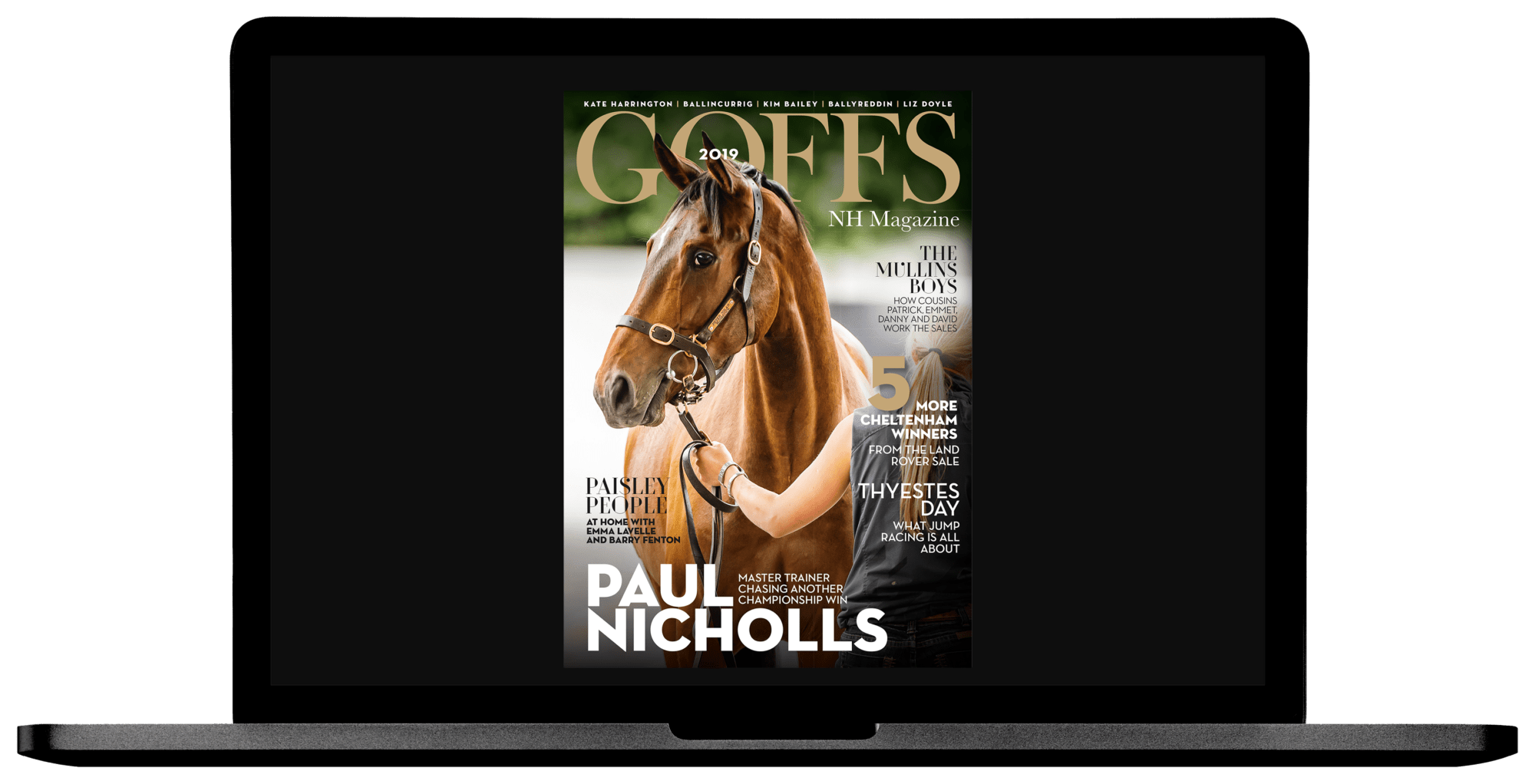 Goffs National Hunt 2019 Laptop Cover